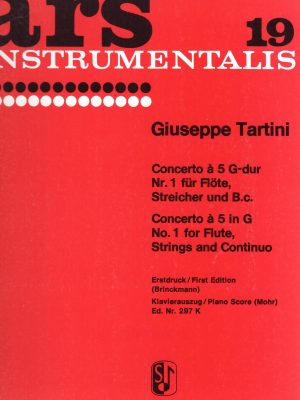 TARTINI, GIUSEPPE – CONCERTO A 5 G DUR NR.1