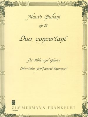 GIULIANI, MAURO – DUO CONCERTANT OP. 25