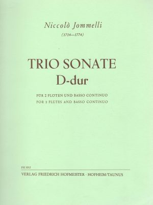 JOMMELLI, NICCOLO – TRIOSONATE D DUR