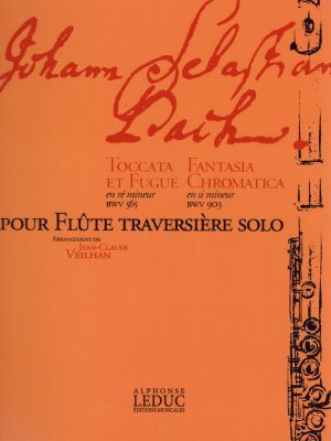 BACH, JOHANN SEBASTIAN – TOCCATA ET FUGUE-FANTASIA CROMATICA