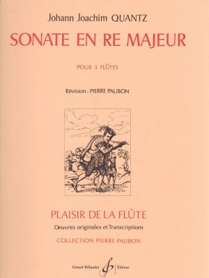 QUANTZ, JOHANN JOACHIM – SONATE EN RE MAJEUR