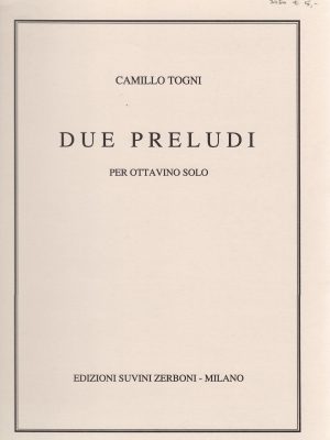 TOGNI,  – DUE PRELUDI PER OTTAVINO