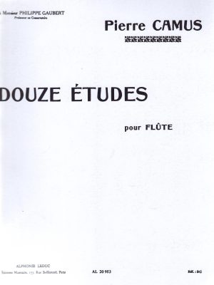 CAMUS, PIERRE – DOUZE  ETUDES