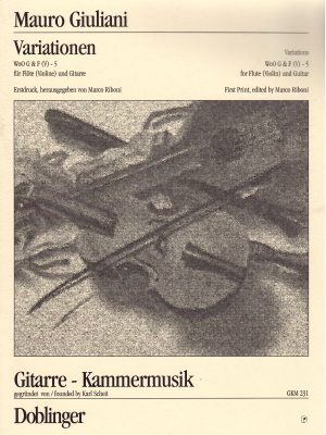 GIULIANI, MAURO – VARIATIONEN FUR FLOTE UND GITARRE
