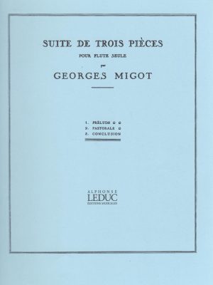 MIGOT , GEORGES – SUITE DE TROIS PIECES