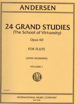 ANDERSEN, JOACHIM – 24 GRANDI STUDI DI VIRTUOSITA’ OP. 60 VOL.I