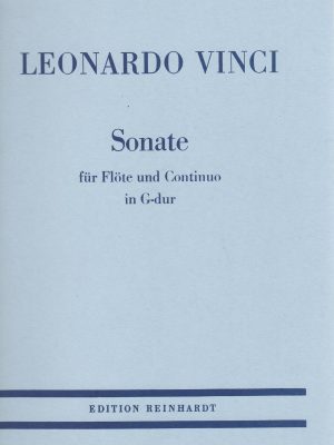 VINCI, LEONARDO – SONATA IN SOL MAGGIORE