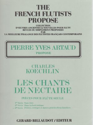 KOECHLIN, CHARLES – LES CHANTS DE NECTAIRE VOL. 3
