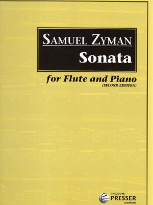 ZYMAN, SAMUEL – SONATA FLAUTO PIANOFORTE