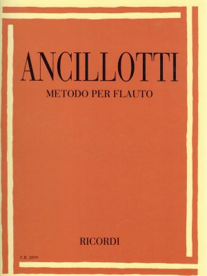 ANCILLOTTI, MARIO – METODO PER FLAUTO