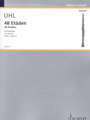 UHL, ALFRED – 48 STUDI PER CLARINETTO VOL.2