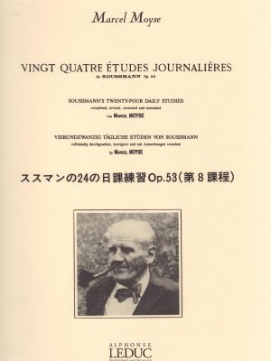 MOYSE, MARCEL – 24 ETUDES JOURNALIERES DE SOUSMANN