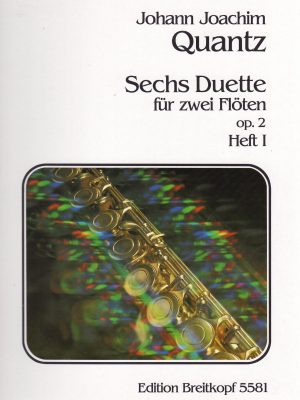 QUANTZ, JOHANN JOACHIM – SECHS DUETTE OP. 2 VOL. 1