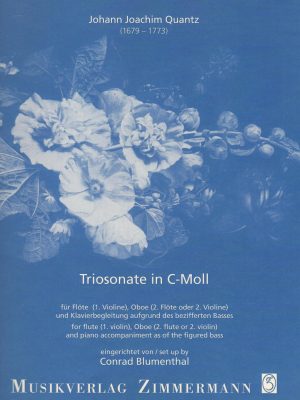 QUANTZ, JOHANN JOACHIM – TRIO SONATE C-MOLL