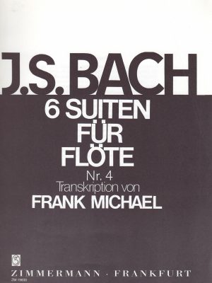 BACH, JOHANN SEBASTIAN – SUITE N. 4 BWV 1010