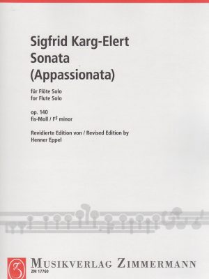 KARG-ELERT, SIGFRID – SONATA “APPASSIONATA” OP. 140