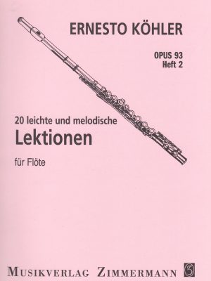 KÖHLER, ERNESTO – 20 LEICHTE UND MELODISCHE OP. 93 VOL. 2