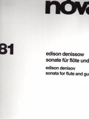DENISOV, EDISON – SONATA PER FLAUTO E CHITARRA