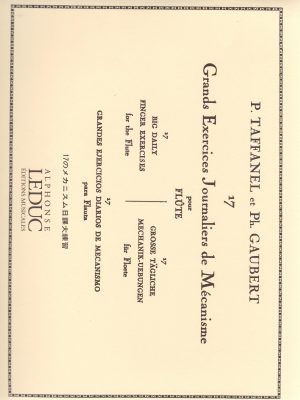 TAFFANEL-GAUBERT,  – 17 GRANDS EXERCICES