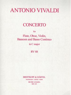 VIVALDI, ANTONIO – CONCERTO C-DUR P82 RV88