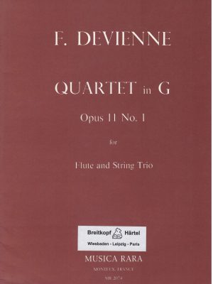 DEVIENNE, FRANÇOIS – QUARTET IN G OPUS11 N.1