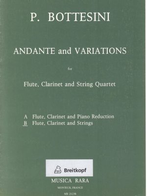 BOTTESINI, PIETRO – ANDANTE AND VARIATIONS