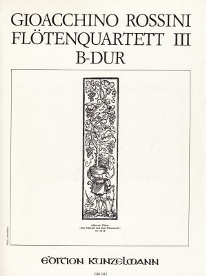 ROSSINI, GIOACHINO – FLÖTENQUARTETT III B-DUR