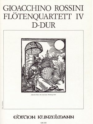 ROSSINI, GIOACHINO – FLÖTENQUARTETT IV D-DUR