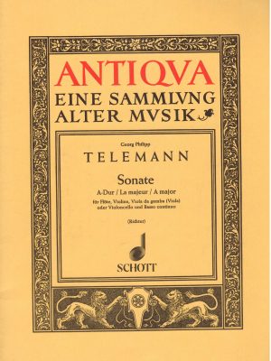 TELEMANN, GEORG PHILIPP – SONATE A-DUR