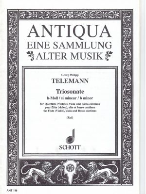 TELEMANN, GEORG PHILIPP – TRIOSONATE H-MOLL