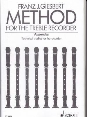GIESBERT, FRANZ JULIUS – METHOD FOR THE TREEBLE RECORDER