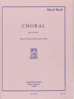 BITSCH, MARCEL – CHORAL