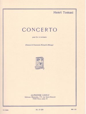 TOMASI, HENRI – CONCERTO POUR COR