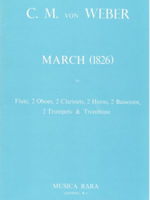 WEBER, CARL MARIA VON – MARCH