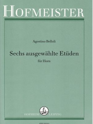 BELLOLI, AGOSTINO – 6 ETUDEN