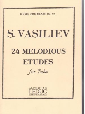 VASILIEV, S. – 24 MELODIOUS ETUDES FOR TUBA