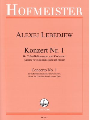 LEBEDJEW, ALEXEJ – KONZERT FUR TUBA UND KLAVIER