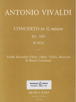 VIVALDI, ANTONIO – KONZERT IN G RV 105