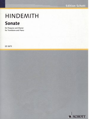 HINDEMITH, PAUL – SONATA FUR POSAUNE UND KLAVIER