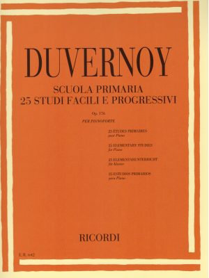 DUVERNOY, JEAN BAPTISTE – SCUOLA PRIMARIA OP.176