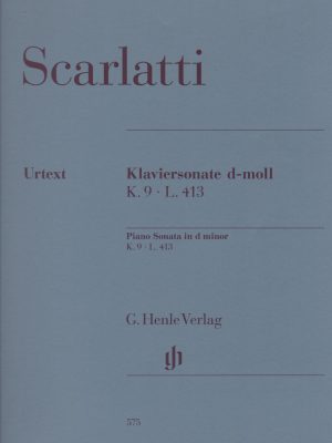 SCARLATTI, DOMENICO – KLAVIERSONATE D MOLL K 9 L 413