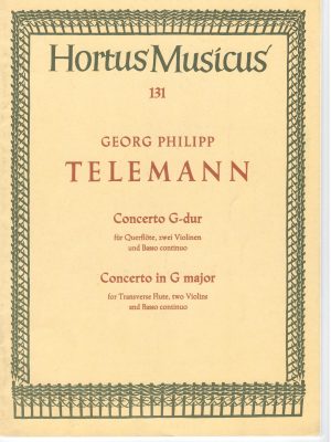TELEMANN, GEORG PHILIPP – CONCERTO IN SOL MAGGIORE