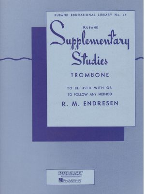 ENDRESEN, R.M. – SUPPLEMENTARY STUDIES FOR TROMBONE