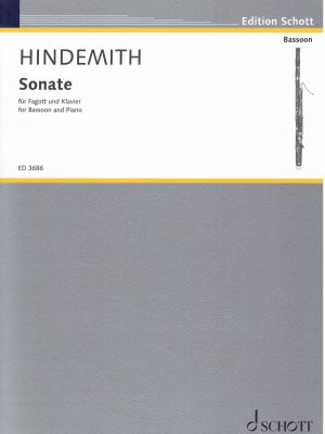 HINDEMITH, PAUL – SONATA FAGOTTO