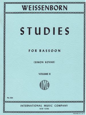 WEISSENBORN, JULIUS – STUDI PER FAGOTTO VOL.2