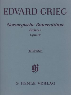 GRIEG, EDVARD – NORWEGISCHE BAUERNTANZE SLATTER OPUS 72