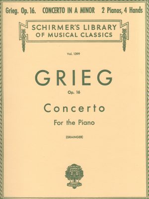 GRIEG , EDVARD – CONCERTO FOR  PIANO OP.16