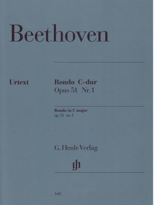 BEETHOVEN, LUDWIG VAN – RONDO C DUR OP.51 N.1