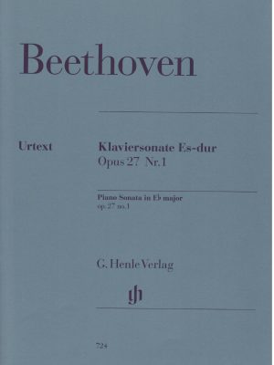 BEETHOVEN, LUDWIG VAN – KLAVIERSONATE ES DUR OPUS 27 N 1