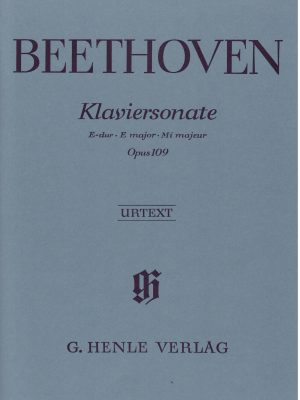 BEETHOVEN, LUDWIG VAN – KLAVIERSONATE E DUR OPUS 109